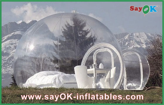 Large Outdoor Clear Inflatable Tent Bubble Transparent Inflatable Camping Tent For 2 Man