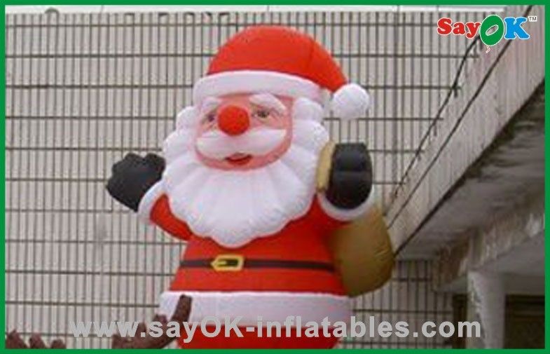 Inflatable Santa And Reindeer