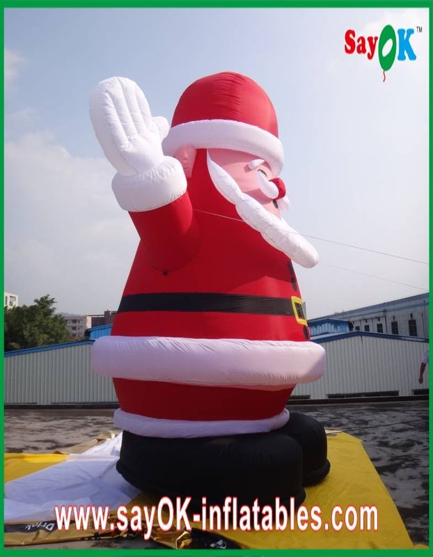 Christmas Giant Santa Claus Inflatable Cartoon Characters Decoratio Red