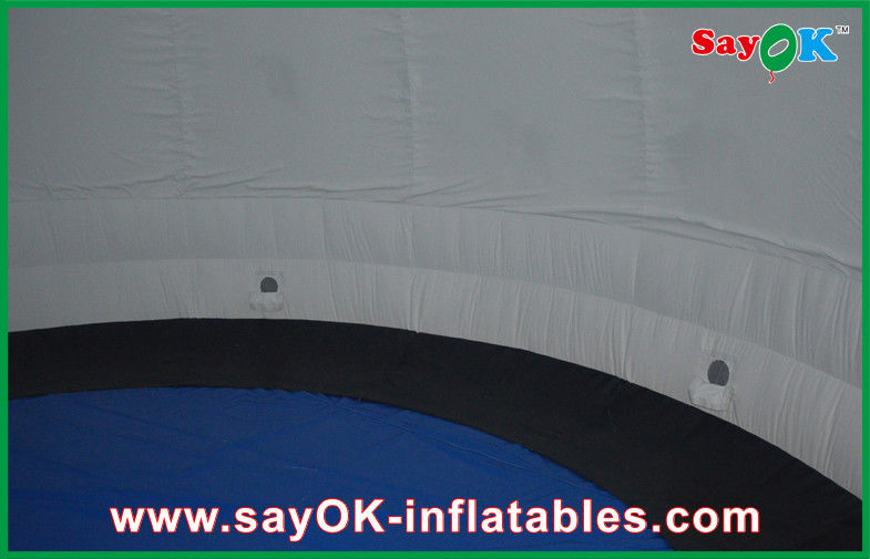 Black Igloo Giant Inflatable Planetarium Dome Architecture For School Teaching