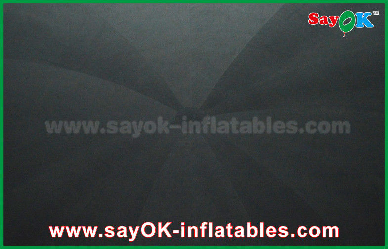5m DIA Black Inflatable planetarium Dome Projection Tent For School Teaching