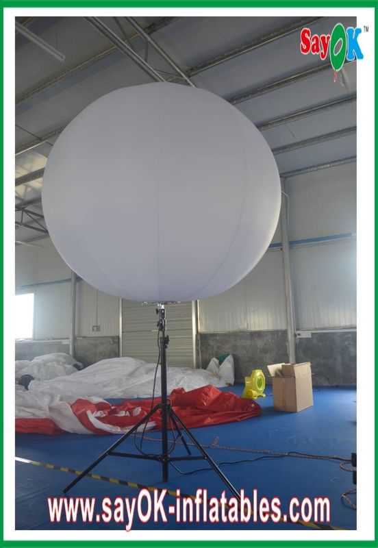 Showing Inflatable Stand Ball 190T Nylon Cloth With Logo Printing