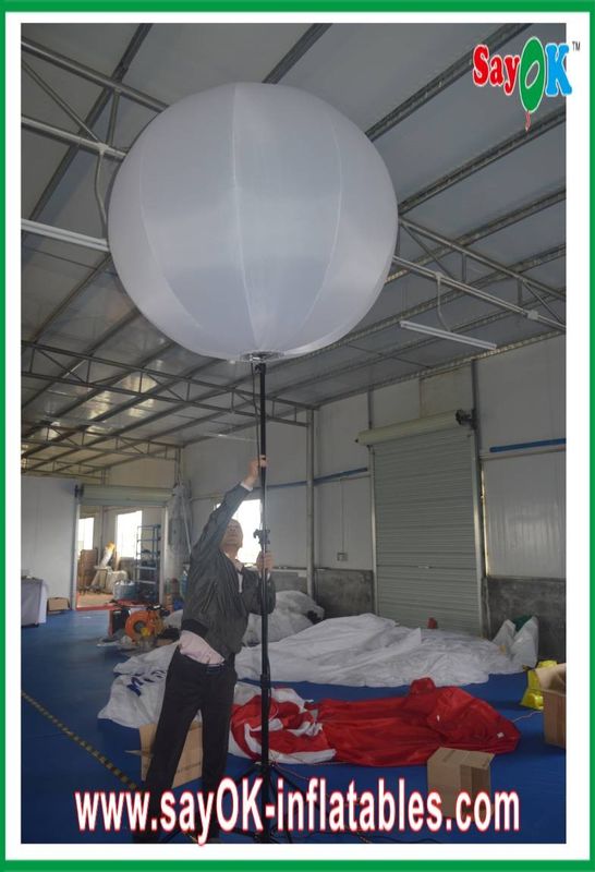 Showing Inflatable Stand Ball 190T Nylon Cloth With Logo Printing