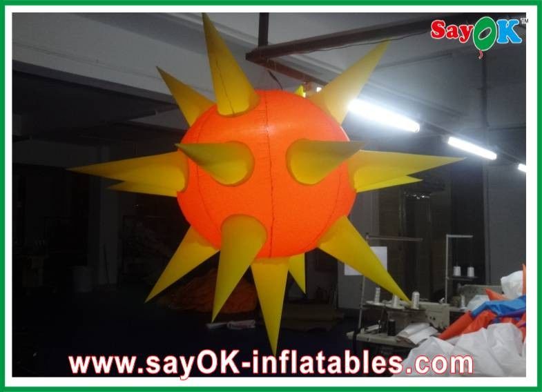 Multi-color Inflatable Lighting Decoration With Fire-proof Nylon Cloth