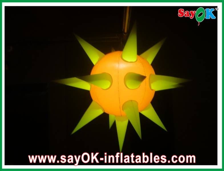 Multi-color Inflatable Lighting Decoration With Fire-proof Nylon Cloth