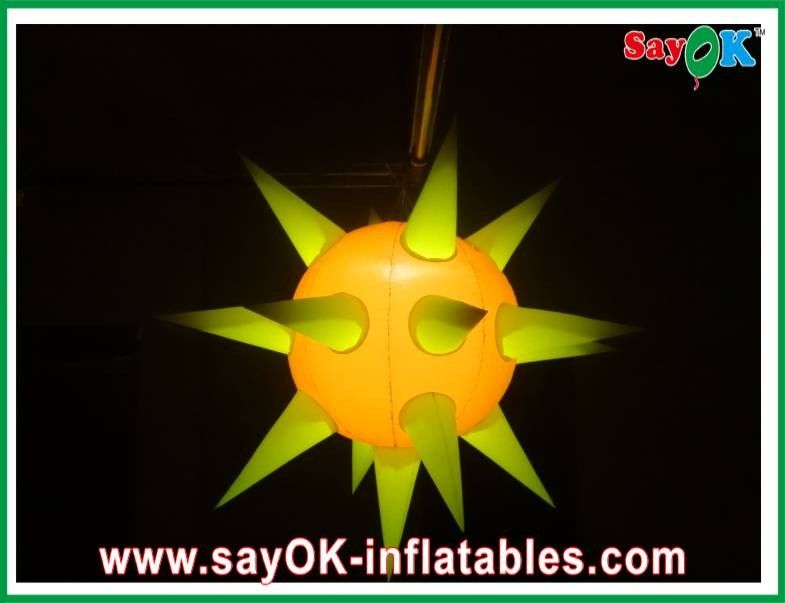 Multi-color Inflatable Lighting Decoration With Fire-proof Nylon Cloth