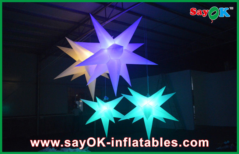 Led Party Inflatable Lighting Decoration Beautiful Inflatable Star