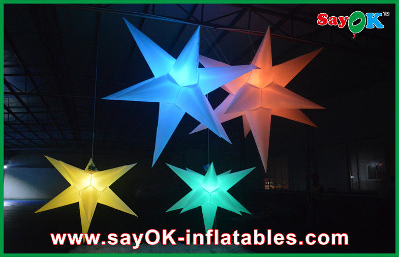 Led Party Inflatable Lighting Decoration Beautiful Inflatable Star