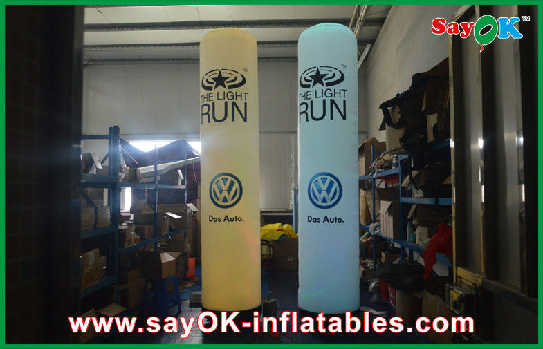 Party Straight Inflatable Lighting Decoration Inflatable Tube For Outdoor