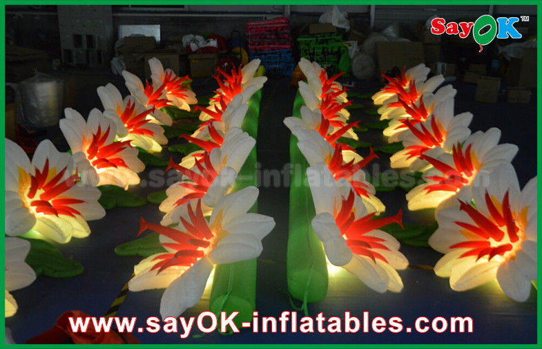 Durable Inflatable LED Light Flower Chain for Wedding Party Stage Decoration
