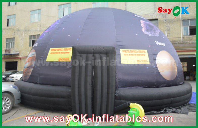 6m 210 D Oxford Cloth Portable Inflatable Planetarium Dome for Cinema with Full Printing