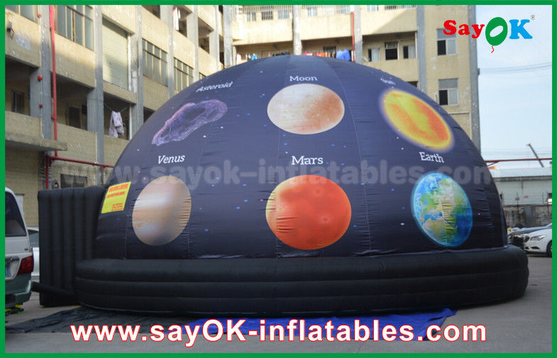 6m 210 D Oxford Cloth Portable Inflatable Planetarium Dome for Cinema with Full Printing