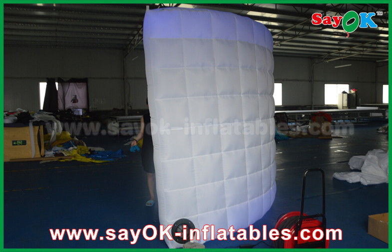 Photo Booth Backdrop Led Lighting Inflatable Photo Booth Enclosure Stand Photo Studio Wall