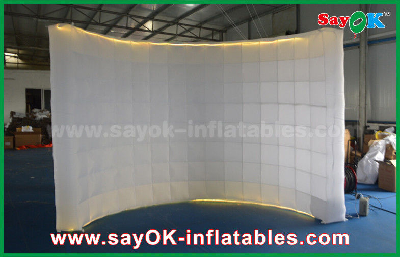 Photo Booth Backdrop Led Lighting Inflatable Photo Booth Enclosure Stand Photo Studio Wall
