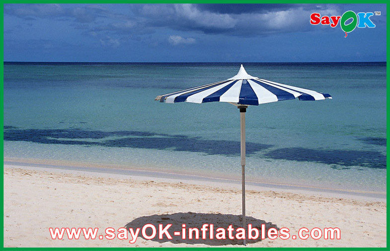 Small Canopy Tent Promotional Beach Parasol Custom Printed Compact Windproof Umbrella