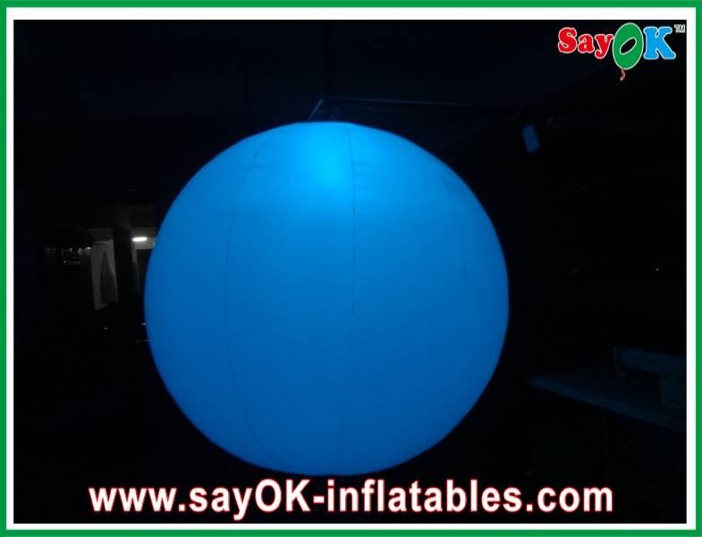Club 190T Nylon Cloth Inflatable Ball With Led Lights Diameter 2 Meters