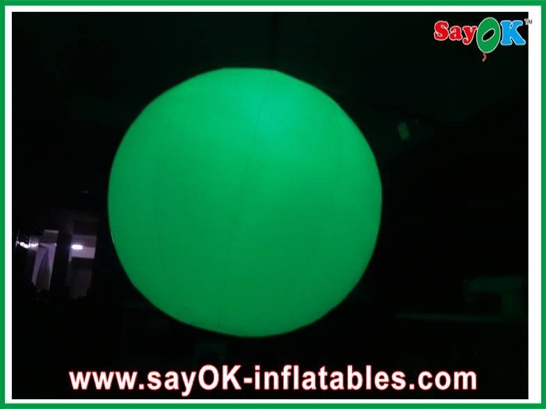 Club 190T Nylon Cloth Inflatable Ball With Led Lights Diameter 2 Meters