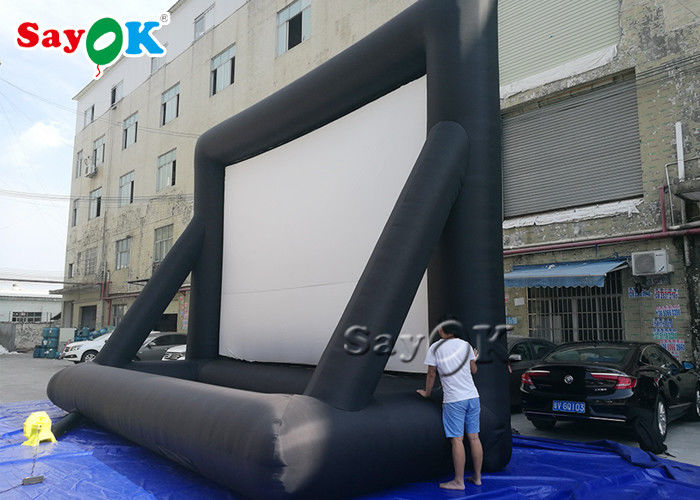 Inflatable Big Screen Backyard Sealed SGS Inflatable Movie Screen