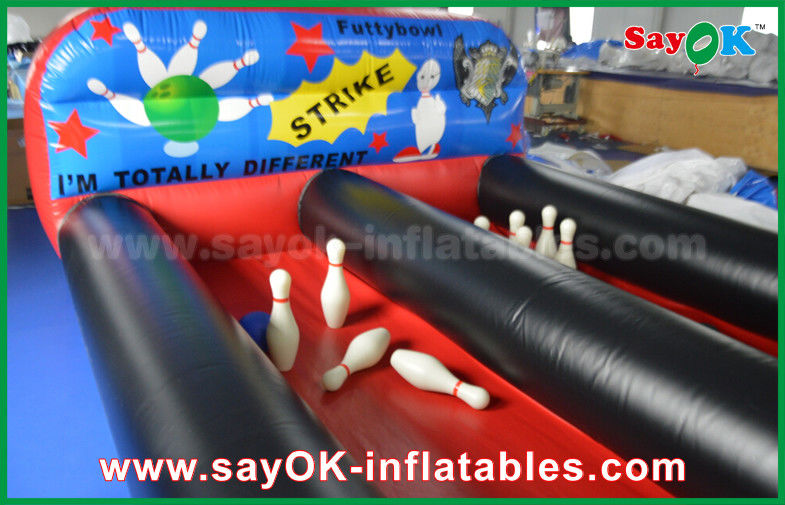 Inflatable Bowling Game PVC Inflatable Sports Games Inflatable Bowling Balls Pool Filed With Balls