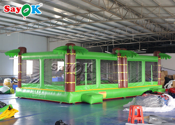 Outdoor Inflatable Games Multifunctional Backyard Tarpaulin Inflatable Volleyball Field