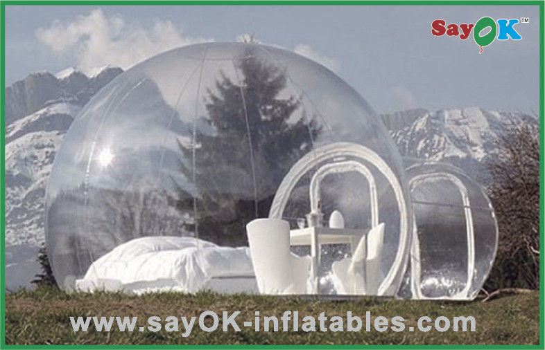 Inflatable Yard Tent Transparent Inflatable Air Tent Outdoor Grassland Weekend Inflatable Tent