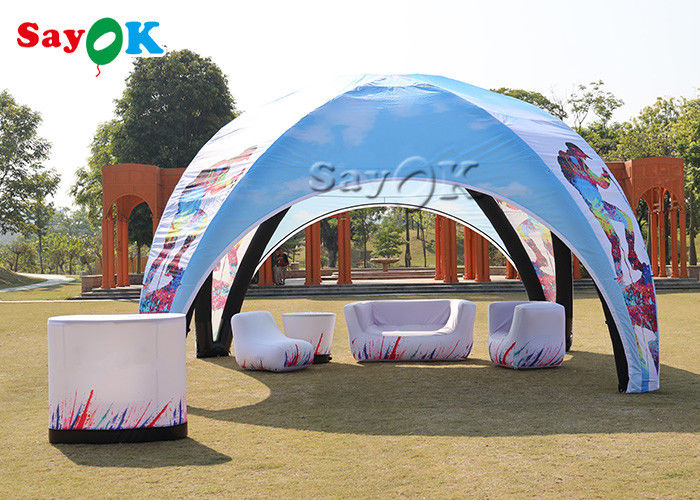 6 Man Inflatable Tent Trade Show Inflatable Advertising X Tent Carnival Canopy Inflatable Pop Up Canopy Tent