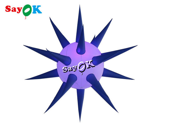 1.5m 5ft Ceiling Hanging Inflatable Led Star Для декорации вечеринки клуба